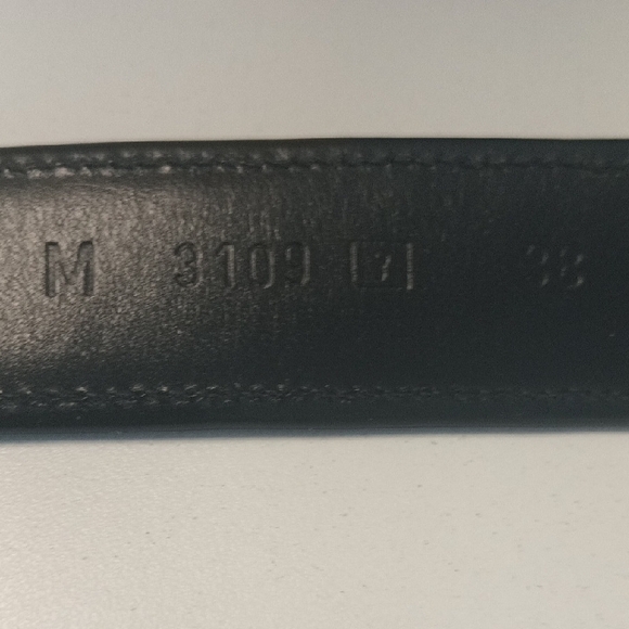 Mezlan Black Leather Belt Bag with Silver Buckle - Picture 4 of 13